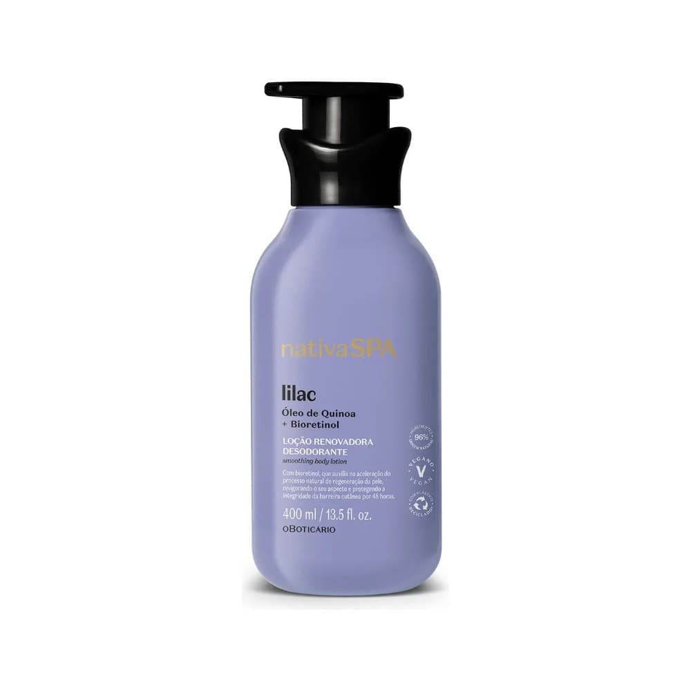 Boticário Nativa Spa Lilac Loção Corporal 400ml