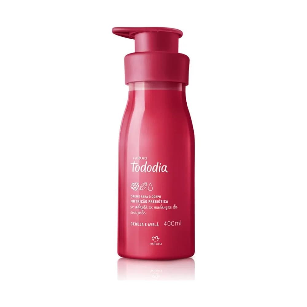 Creme Hidratante Corporal Cereja e Avelã 400ml Natura Tododia