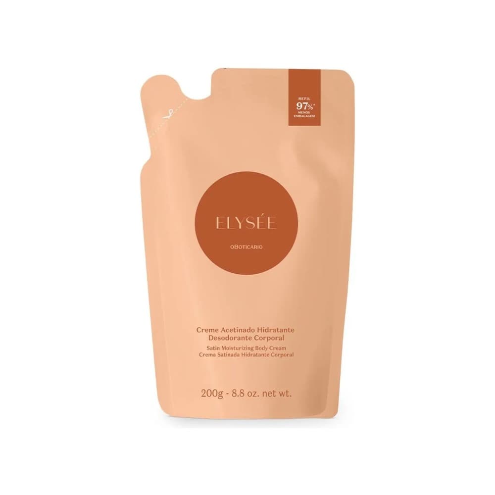 Refil Hidratante Corporal Acetinado Elysee 200g